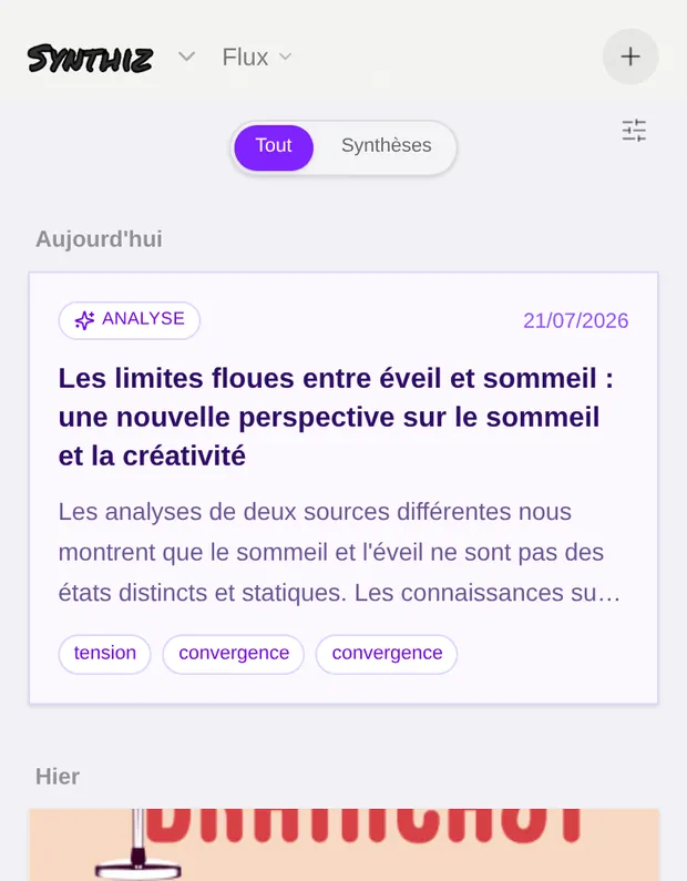 Analyse croisée de deux sources : tensions, convergences et patterns identifiés